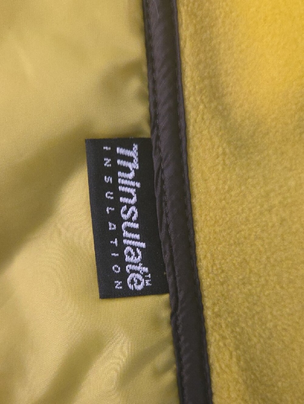 L.L. Bean Quilted Yellow Women's Vest - Picture 4 of 7